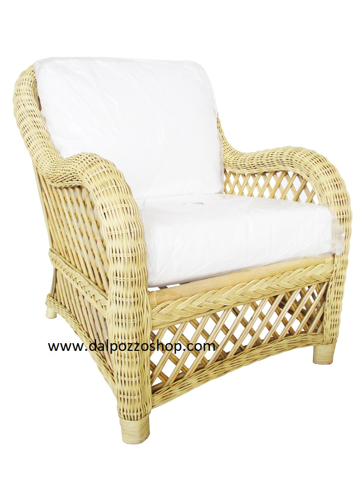 AT/12P POLTRONA IN RATTAN MIDOLLINO NATURALE